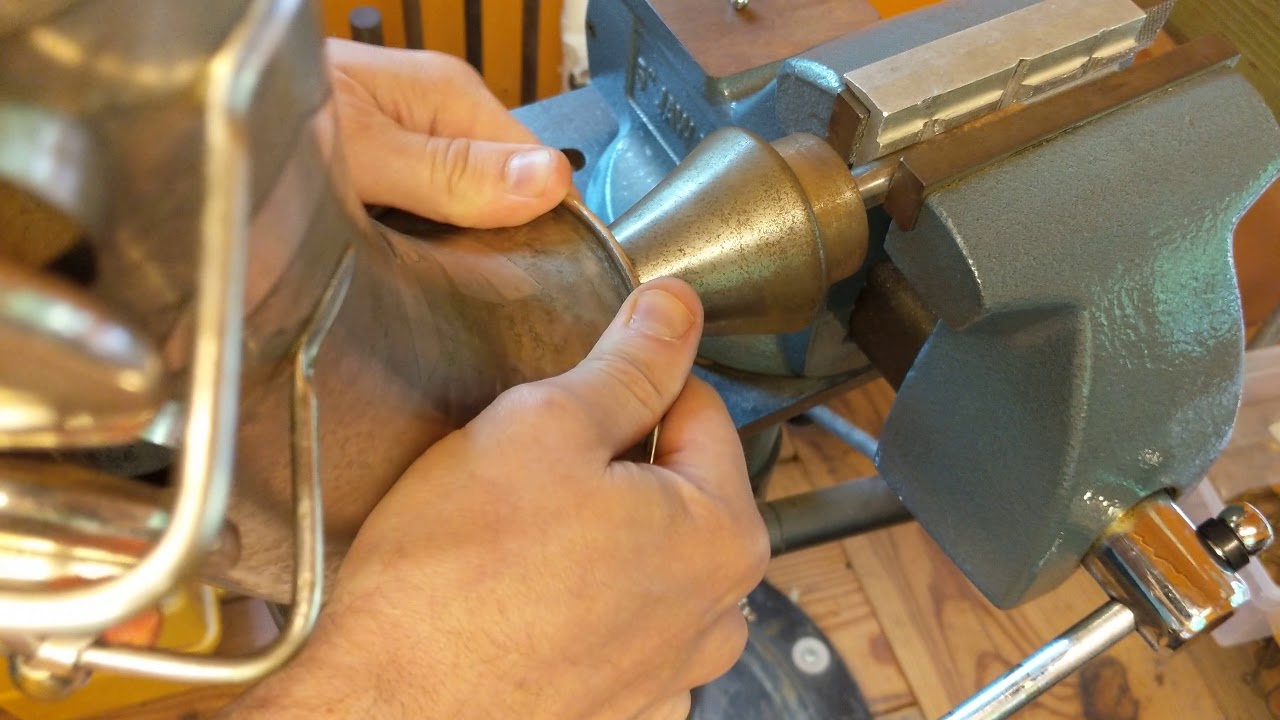 Saxophone Repair Topic Repairing Some Typical Long Term Damage on an old Selmer Tenor, Part 1