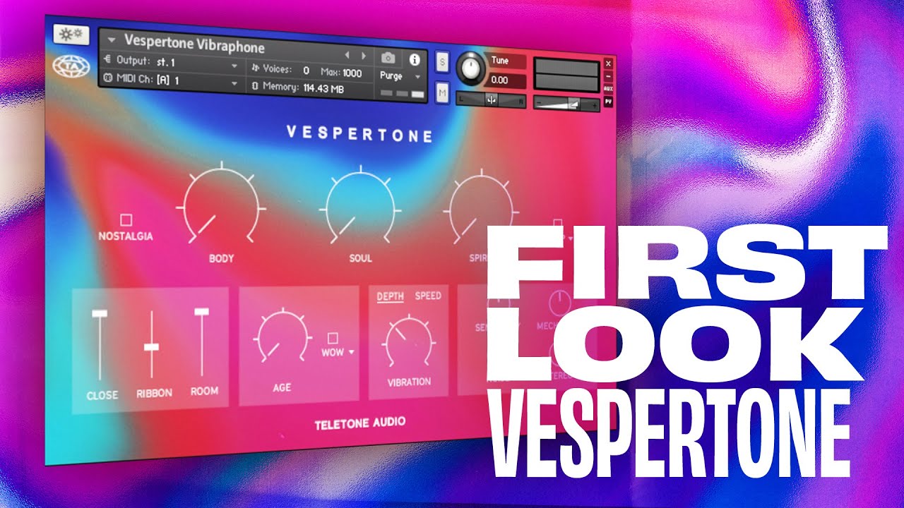 Teletone Audio Vespertone 🎹 First Look 🎹 Piano VST - YouTube