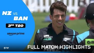 NZ vs BAN: 3rd T20 - Cricket Highlights | Prime Video India image