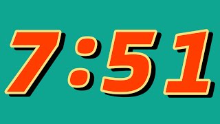 7 Minute and 51 Second Countdown Timer ⏰ | Bright green screen and huge numbers Profile