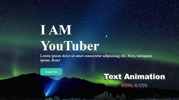 Меняющийся текст используя HTML & CSS шаг за шагом || Changing text animation using pure HTML & CSS