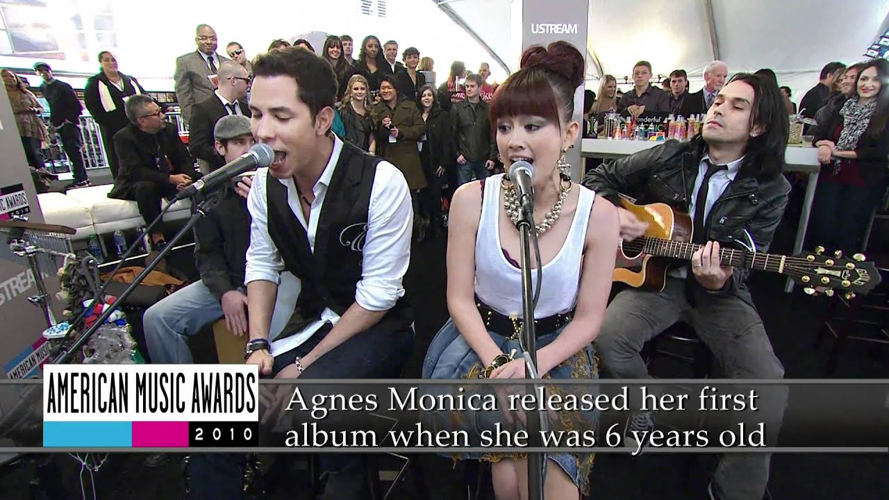 Exclusive! Agnes Monica and Christian Chavez Perform "En Donde Estas" - AMA 2010