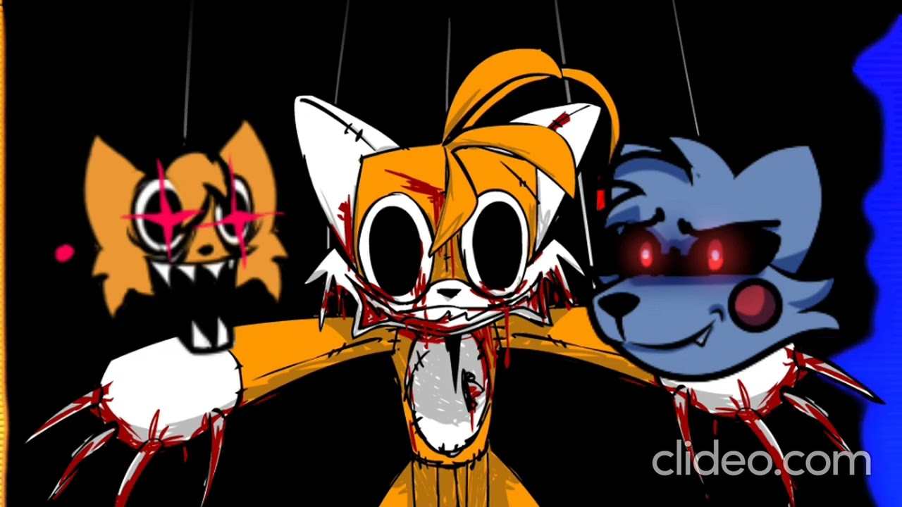 Tails Doll Soulless Dx Sticker - Tails Doll Soulless DX Soulless FNF -  Discover & Share GIFs