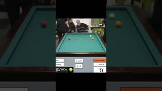 Watch this… a razor‑thin hit, and look where the balls end up.