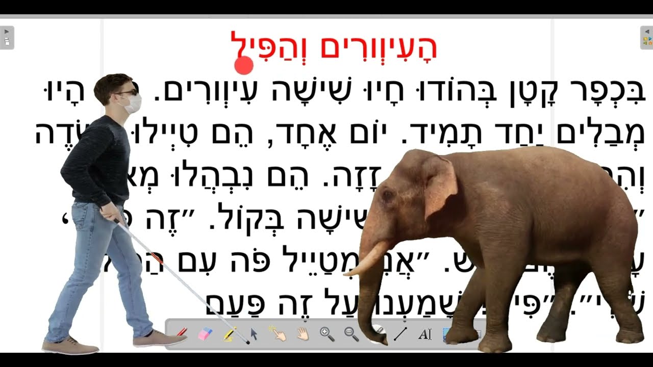 ترجمة وتحليل بعض قصص الأطفال بالعبرية للمبتدئين