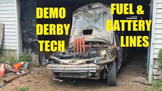 Basic Derby Tech: How to Run Fuel & Battery Lines