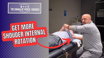 Best Release for Shoulder Internal Rotation Tightness | Technique Peek Series