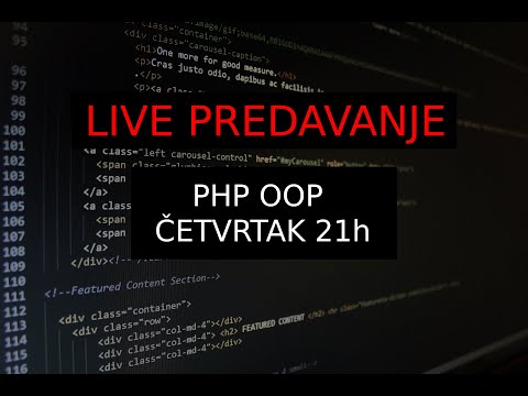LIVE TUTORIAL! PHP OOP