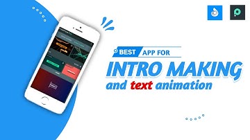 Best text animation app for Android ! & ! Professional intro maker app ....... #sudhu0
