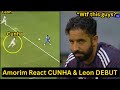 Amorim FURIOUS REACTION To Cunha And Diego Leon Debut Against Leeds United Man Utd News Amorim FURIOUS REACTION To Cunha And Diego Leon Debut Against Leeds United Man Utd News