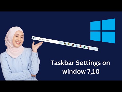#1 How to Customize taskbar in window 7,10 | Taskbar settings in window