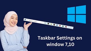 #1 How to Customize taskbar in window 7,10 | Taskbar settings in window