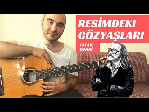 Resimdeki Gözyaşları / Cem Karaca (💯 Gitar Dersi) Akor+Solo+Tab