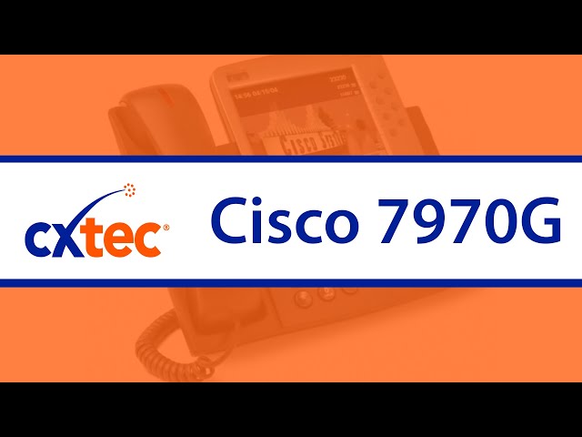 The Cisco 7970G Phone:  A Solid Alternative to More Expensive Models