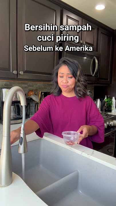 Bersihin sampah cuci piring di Amerika