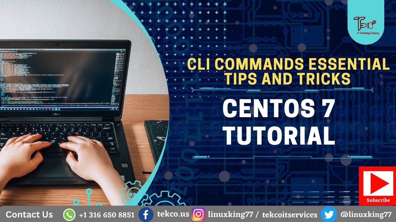 CentOS 7 Tutorial | CLI Commands Part 1| Essential Tips and Tricks ...
