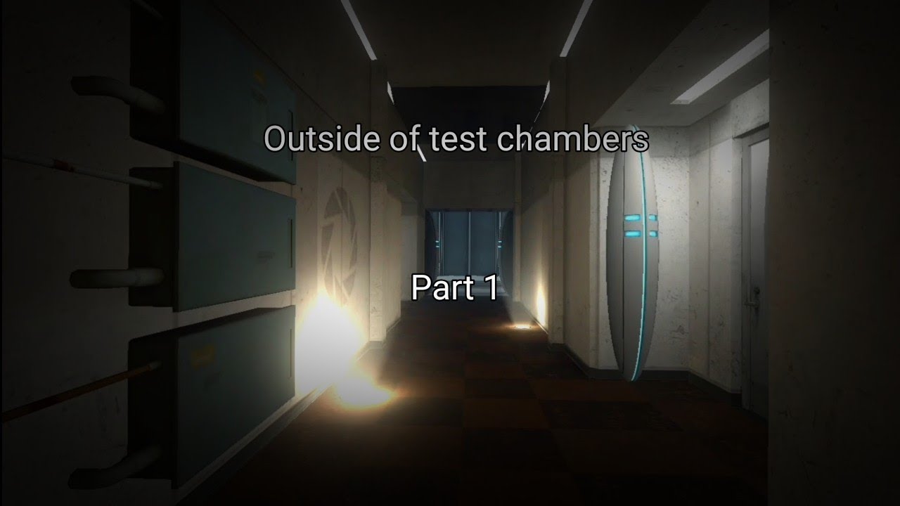 Outside of test chambers part 1 | GMOD - YouTube