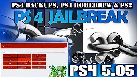 PS4 5.05 Jailbreak + DEBUG SETTINGS