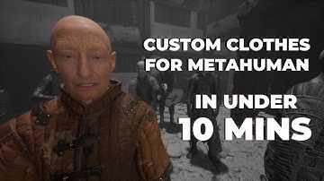 Custom Clothes for Metahuman in Unreal Engine — BEGINNER TUTORIAL