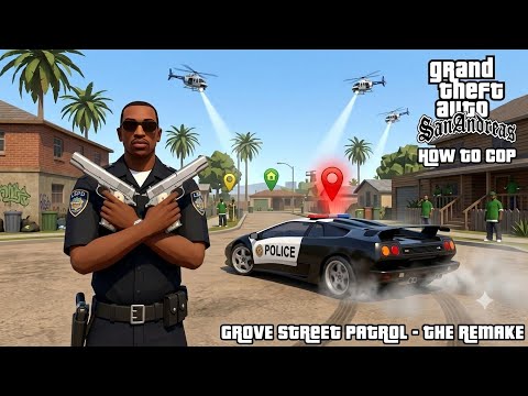 How To Join The Police In GTA San Andreas || Police Life Experience