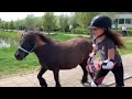 Skeeleren met mijn pony Lola