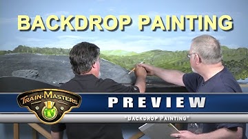 TrainMasters TV - Backdrop painting preview | Model Railroad Hobbyist | MRH