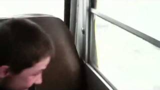 Kids Breaks Bus Window With Head