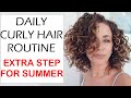 SUMMER CURLS | DAILY CURLY HAIR ROUTINE