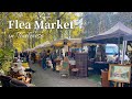 Flea Market in France | Antique furniture and Decorations/ Antique tableware / Shop with me ♪