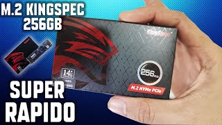 UNBOXING SSD NVME KINGSPEC 256GB  , SEU PC VAI FICAR SUPER RAPIDO COM ELE!!
