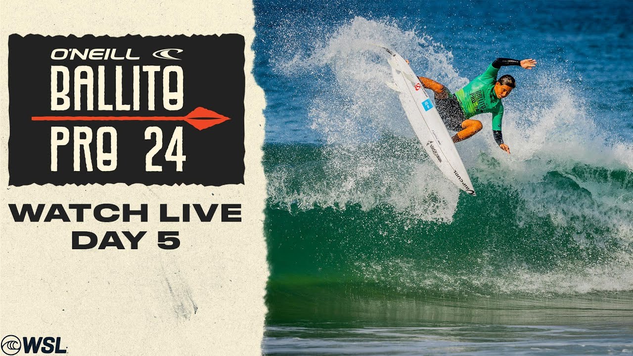 WATCH LIVE - Ballito Pro Presented By O'Neill 2024 - Day 5