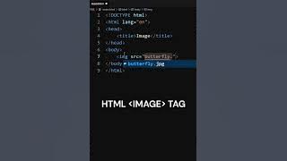 Insert image in HTML | Html Image Tag #html