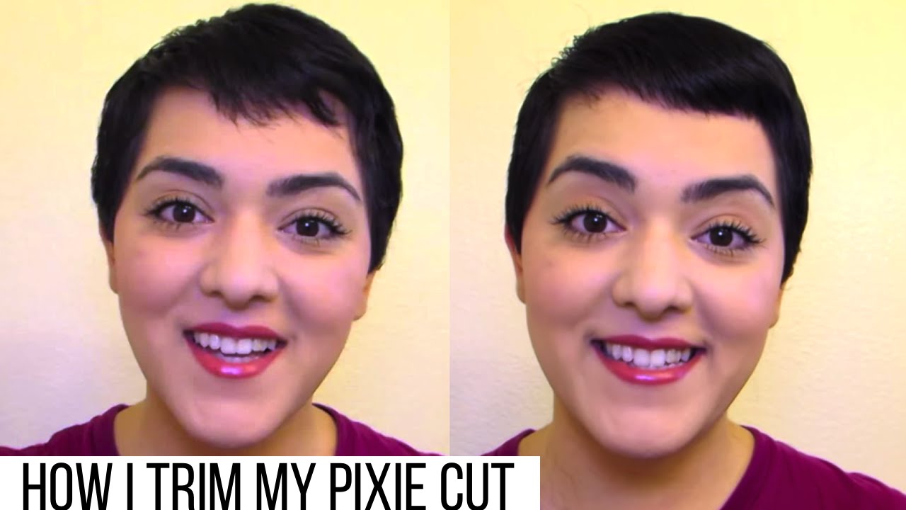 How I Trim My Pixie Cut Laura Neuzeth YouTube