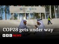 COP28 climate summit gets under way in Dubai | BBC News