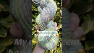 What do the colors remind you of? #handspun #handspinning #queerartist #wool #slowfashion