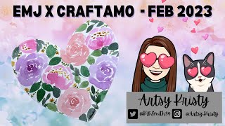EmJxCraftamo Watercolor Box Feb 2023