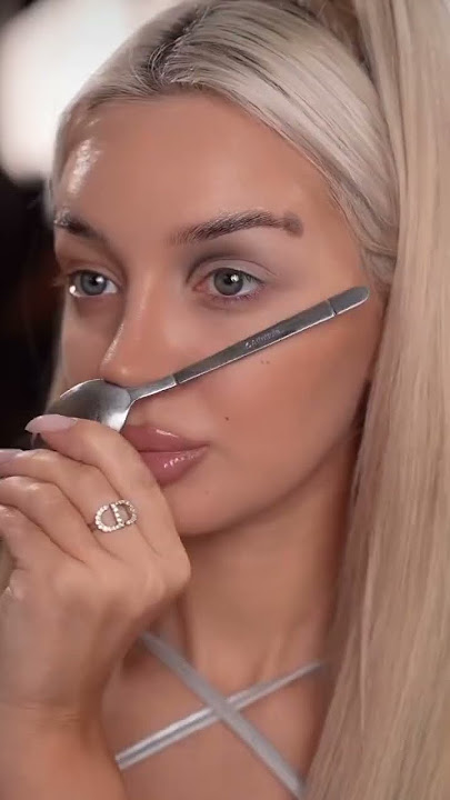 Spoon Hooded eyes Hack tutorial#makeuptutorial #softglamlook #trending #hack #shortvideo #shorts