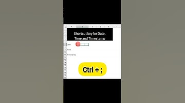 🎯 This Excel Shortcut Change Your Life || Shortcut keys inserting date, time, and timestamp in Excel