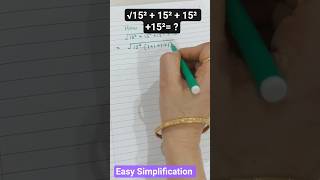 Easy Simplification Trick/Square Root #maths#youtubeshorts#square#root#simplify#shortsfeed#viral