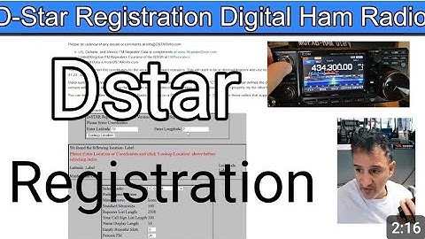 Dstar Registration 2025 & Repeater Download CSV - Links