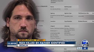 Man killed by father in Sedalia home invasion identified, had outstanding warrant in drug case