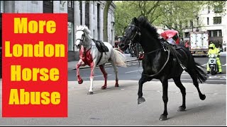 More London Gov Horse Abuse - Four Horses Spooked & Get Injured