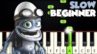 Crazy Frog - Axel F | SLOW BEGINNER PIANO TUTORIAL + SHEET MUSIC by Betacustic