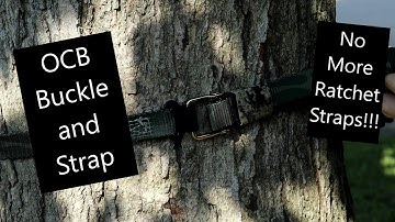 How to Thread and Tighten an OCB Buckle for Saddle Hunting (NO MORE RATCHET STRAPS)