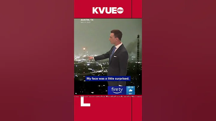 Lightning strikes tower in Austin during live newscast