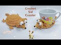 Crochet Sid Coaster Flipping Over Cup Mat Easy For Beginners 