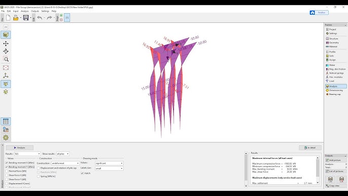 Pile Group  Geotechnical Software GEO5