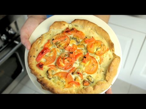 Recept voor een MosselPizza... Maak het pizza-deeg zelf (variant ZONDER gist!)! - BudgetFoodNL