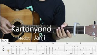 (TAB) Kartonyono Medot Janji - Fingerstyle Guitar Cover - TAB Tutorial