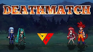 Miku & Rimuru V1 (all form) VS Rias & Goku SSG in Jump Force Mugen